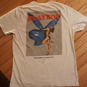 Playboy White Tshirt Bunny Balloon Woman bikini